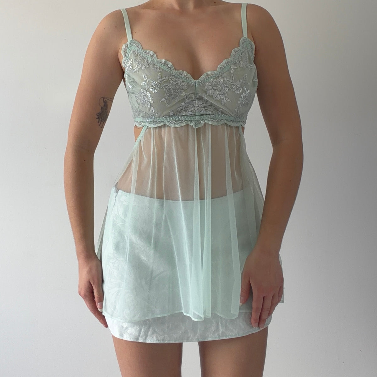 Victoria's Secret Babydoll Top | Mint | M