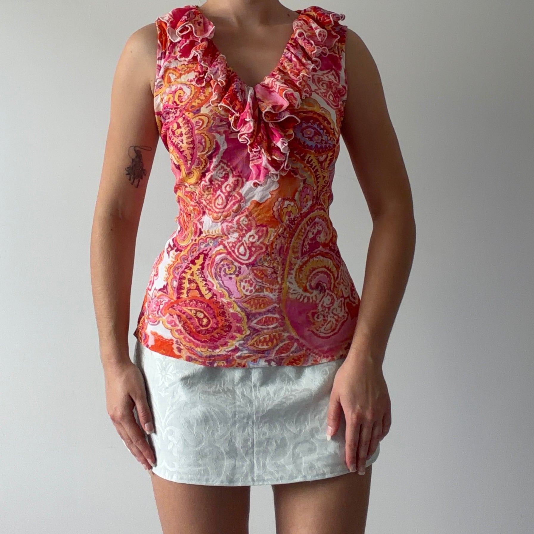 American Living Ruffle Cami | L