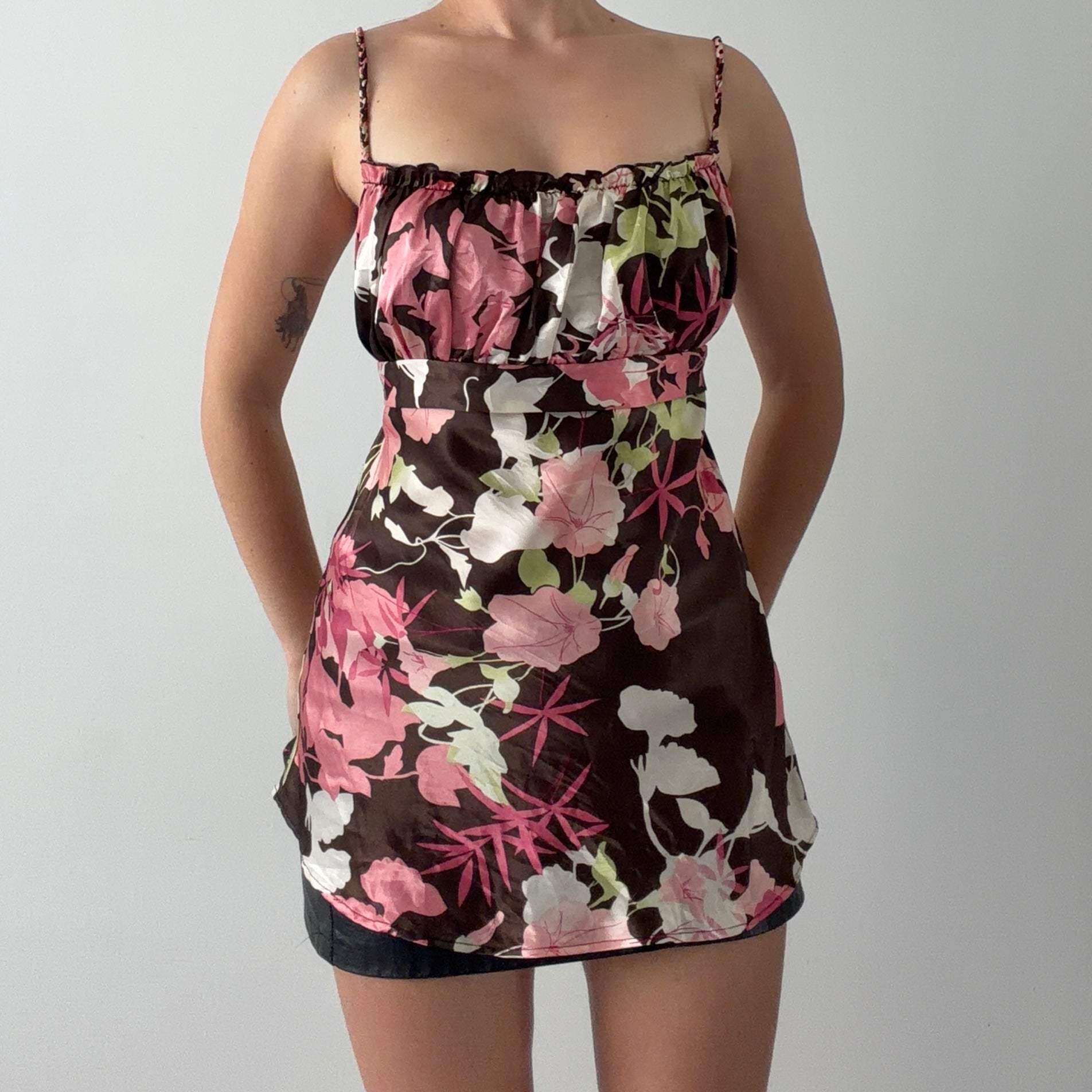 Maurices Satin Babydoll Top | L