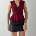 Wild Child Wrap Top | M