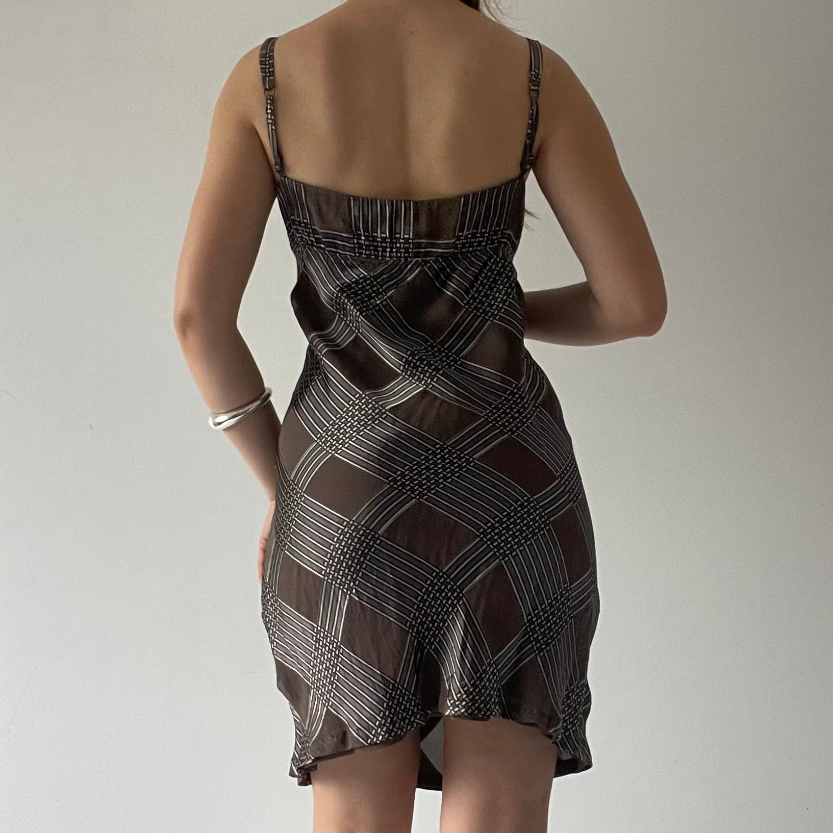 Kookai Mini Silk Slip Dress | M