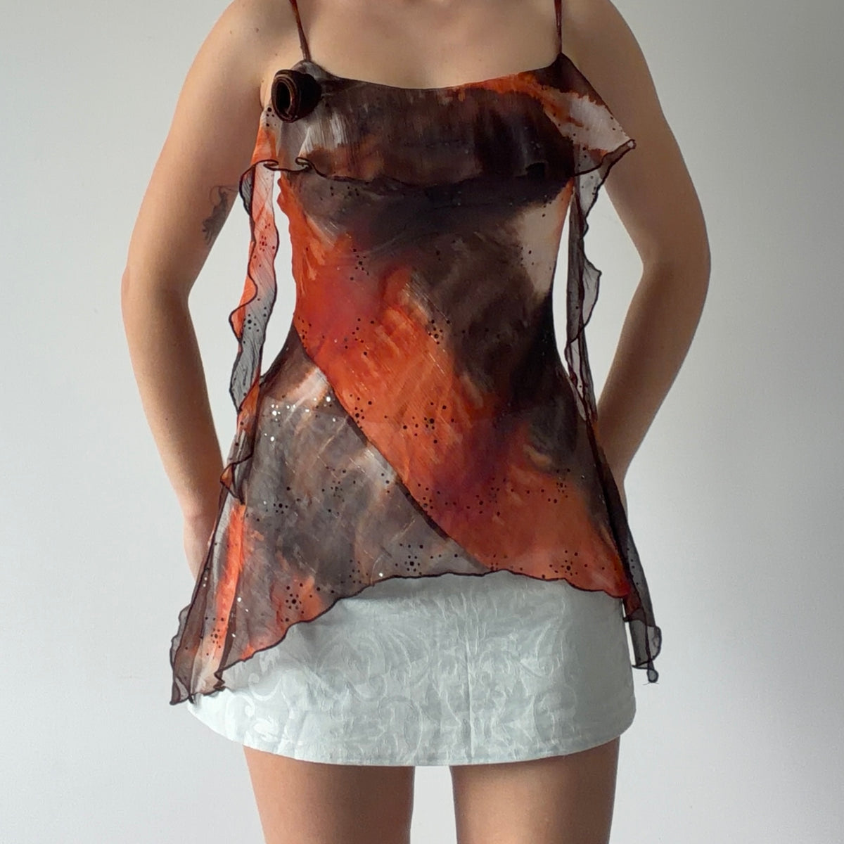 Carola's Asymmetric Cami | XS-S