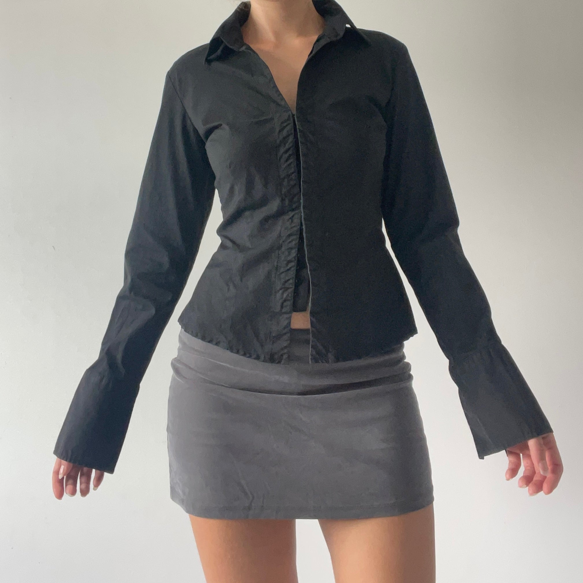 90s Glassons Fitted Shirt | 10-12