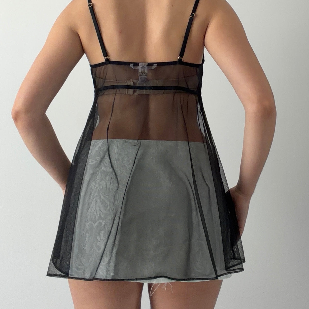 Victoria's Secret Mesh Babydoll Top | L