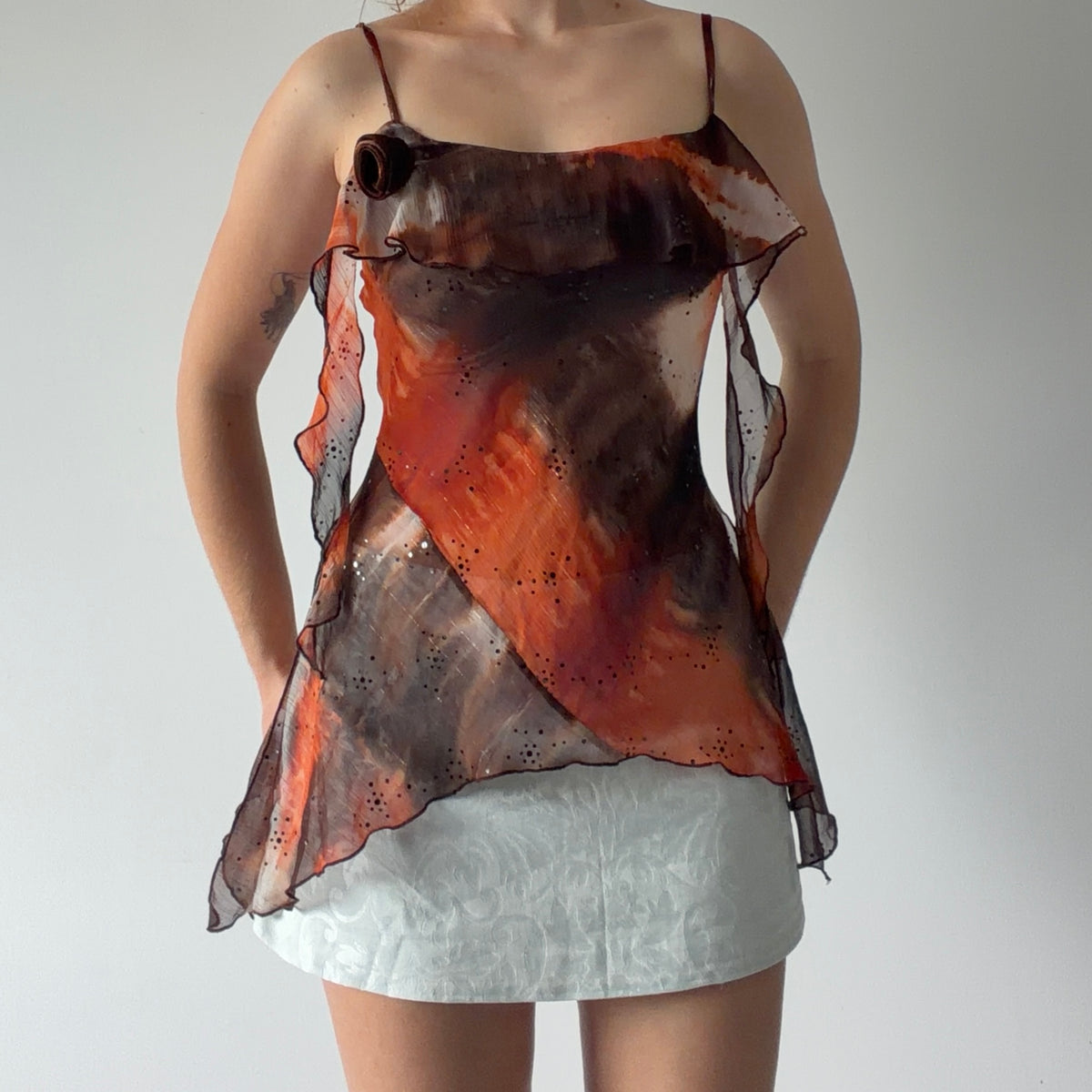 Carola's Asymmetric Cami | XS-S