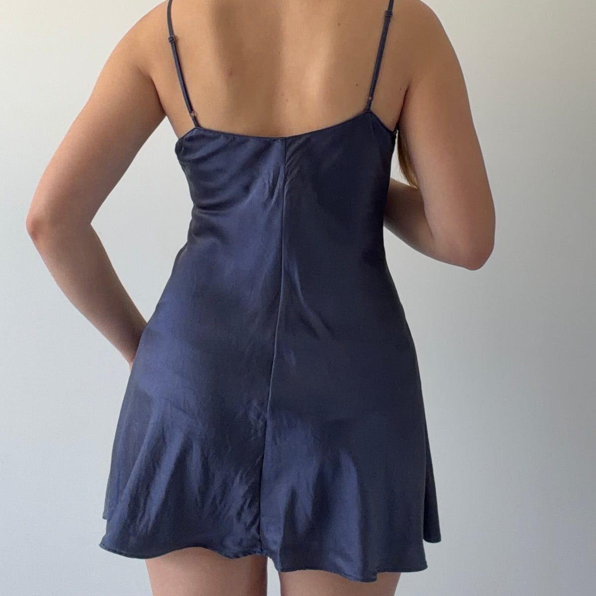 Victoria's Secret Silk Mini Slip Dress | S