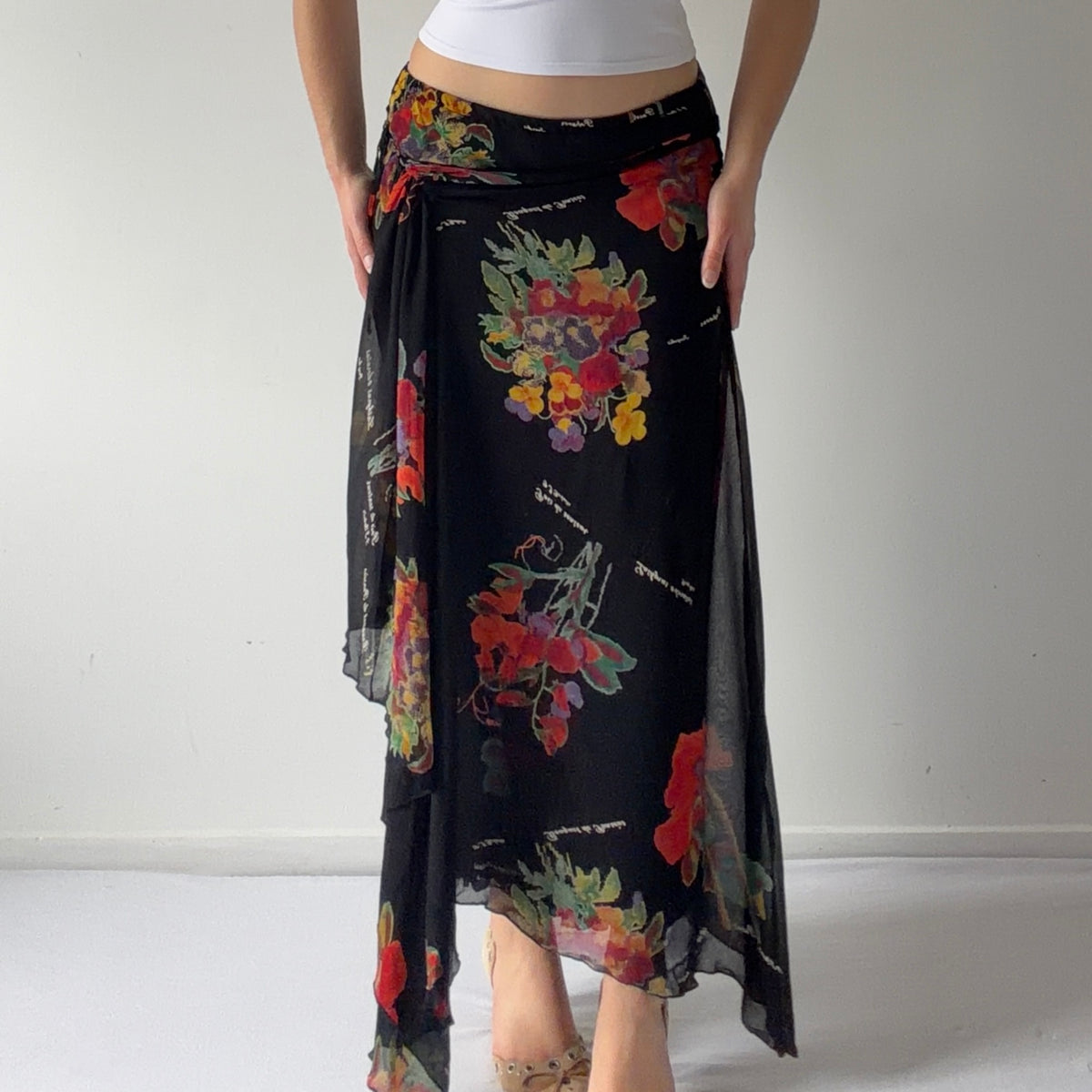 Rene Derhy Maxi Skirt | S