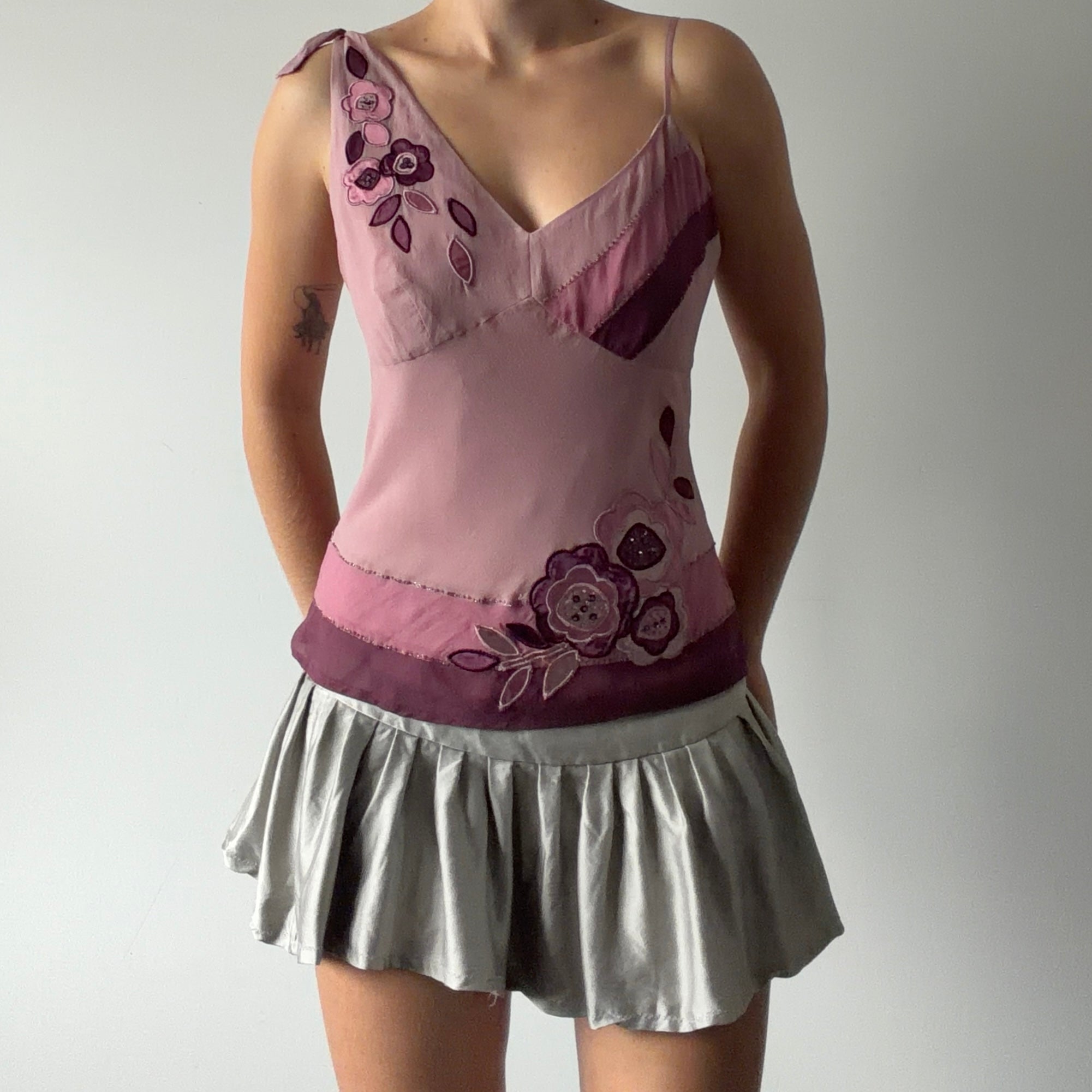 Murier Silk Cami Top | 8-10