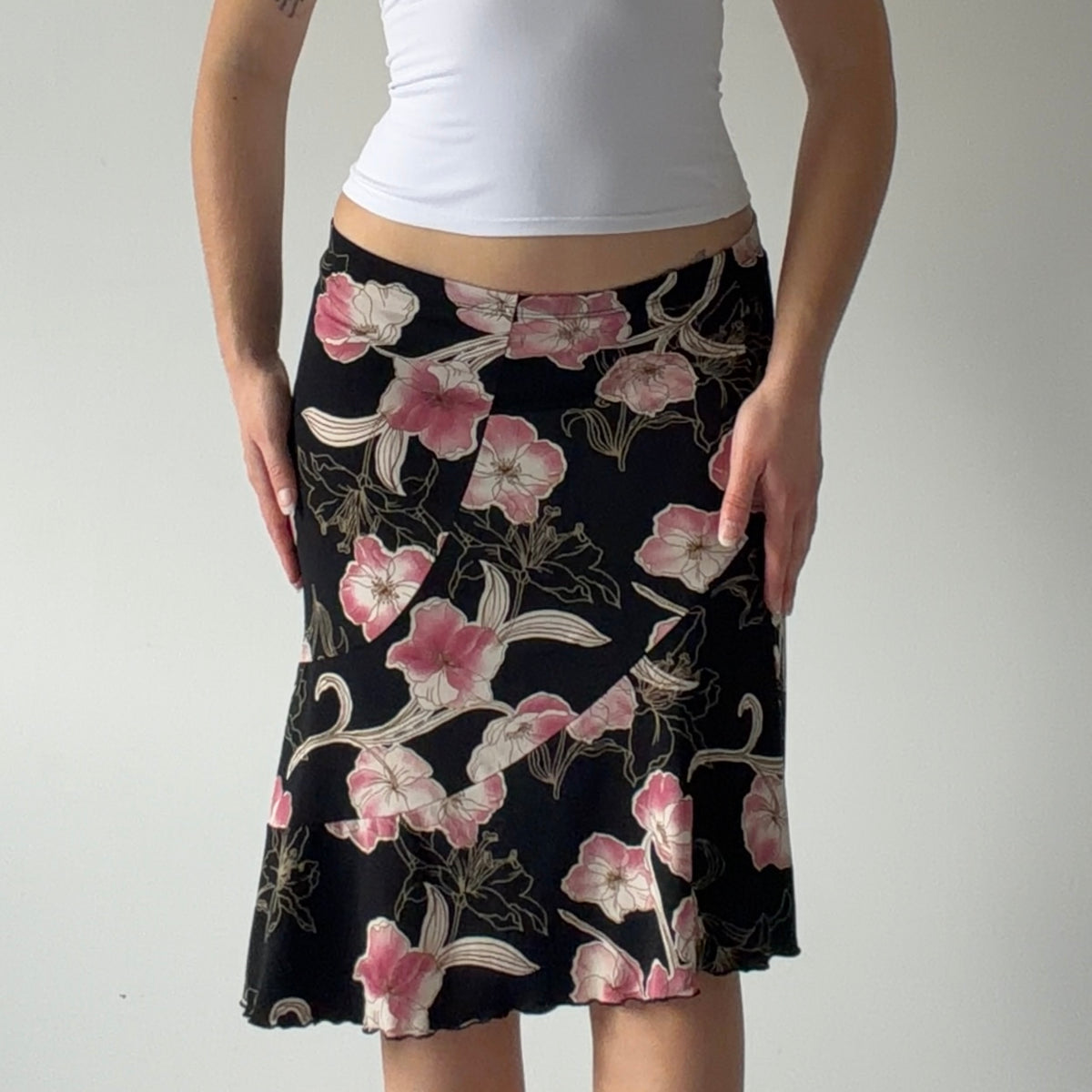 Susan Lawrence Floral Mid Skirt | XS-S