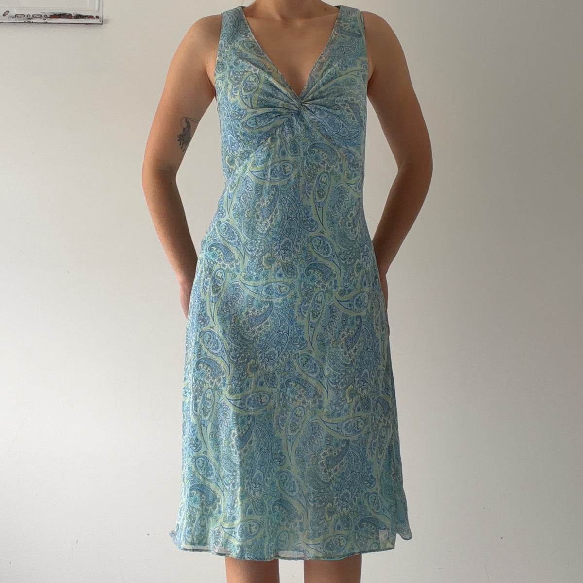 Ann Taylor Silk Midi Dress | L
