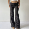 Low rise Wide Leg Pants | 8-10