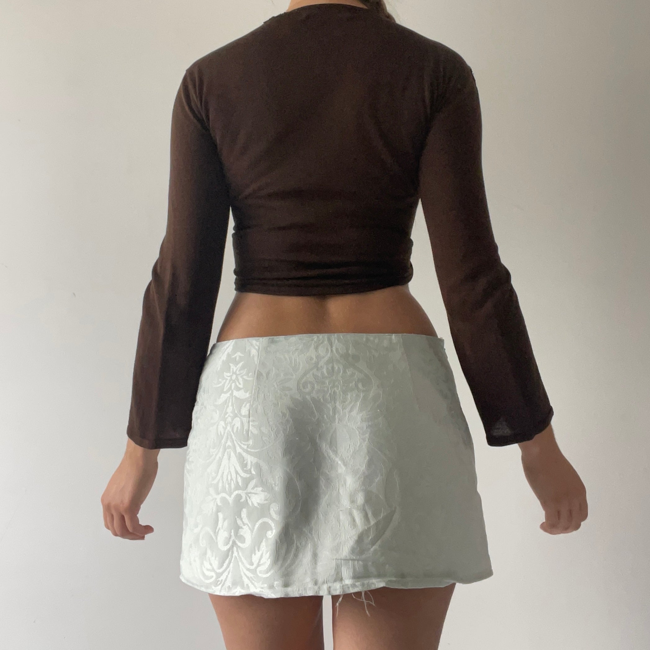 Silk Knit Wrap Tie Top | 8-10