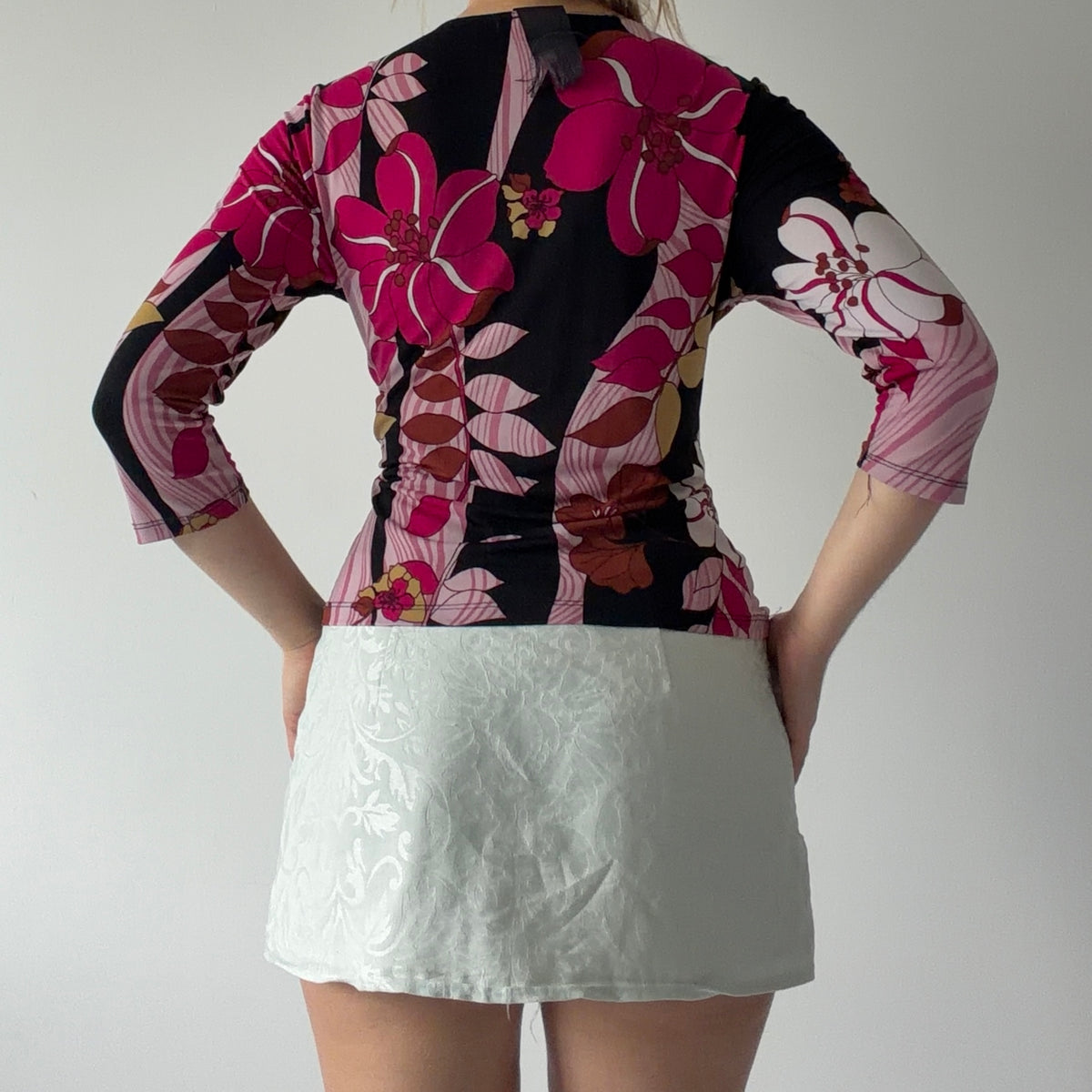 j.t.b 3/4 Sleeve Top | L