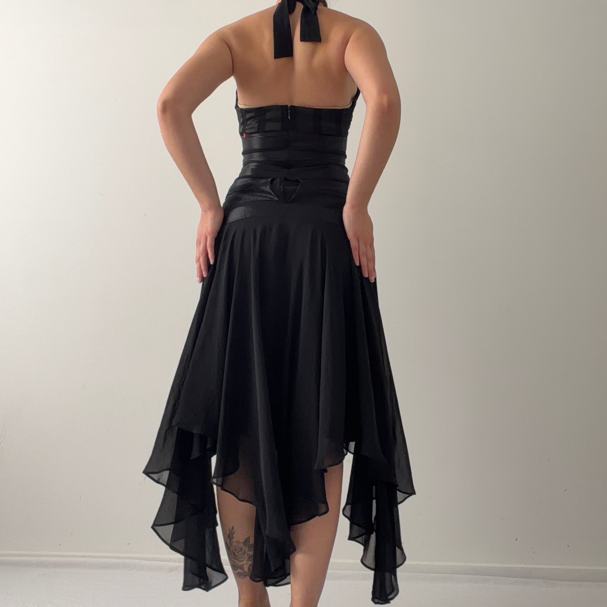 Positive Attitude Handkerchief Dress | XS