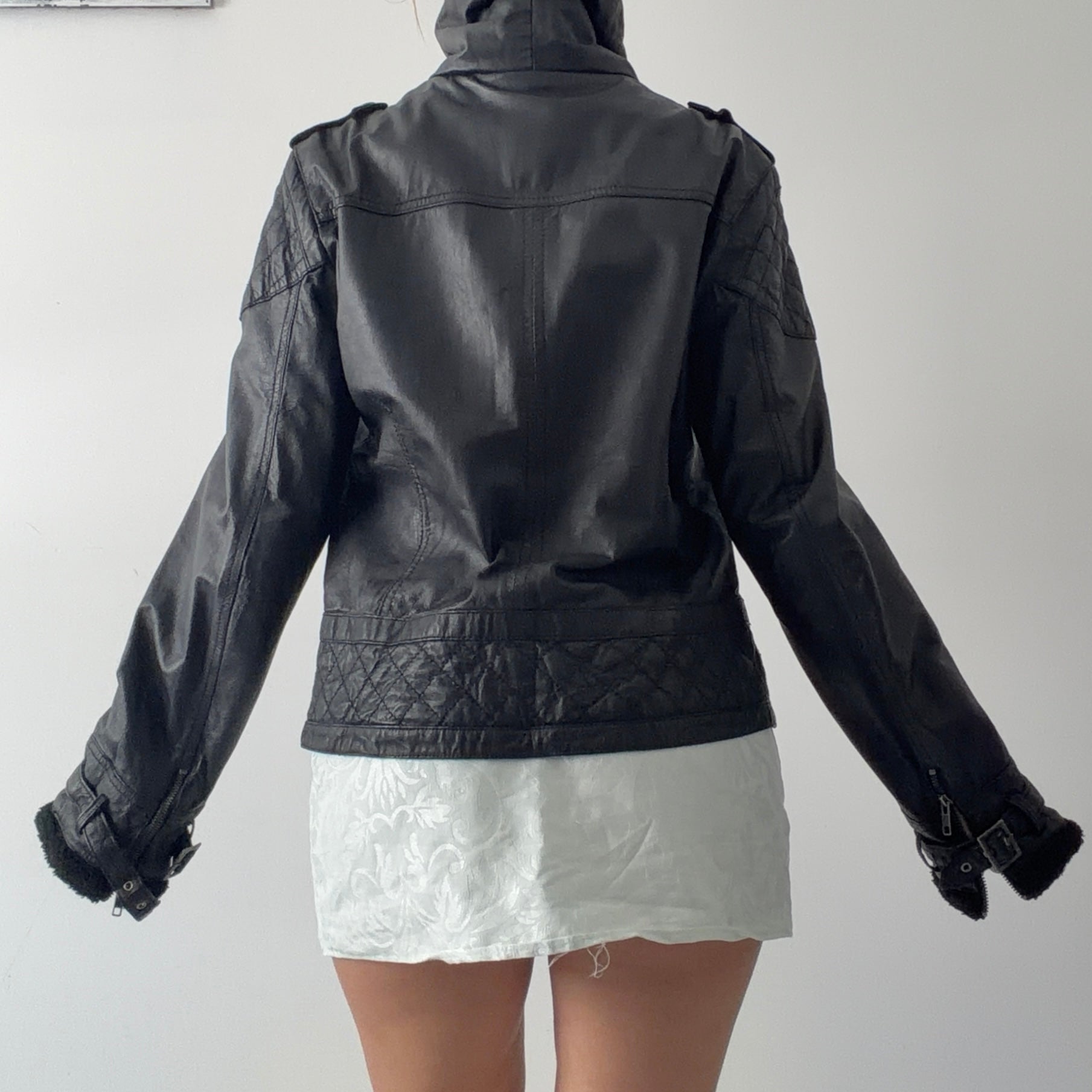 Jeanswest Leather Biker Jacket | 14-16