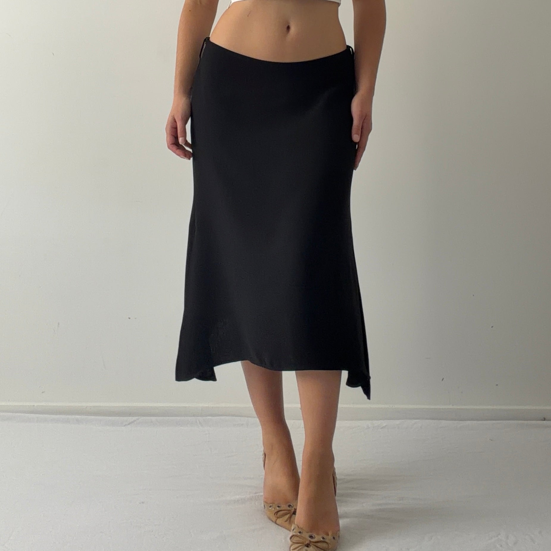90s Max Asymmetric Skirt | Made in NZ | 6-10