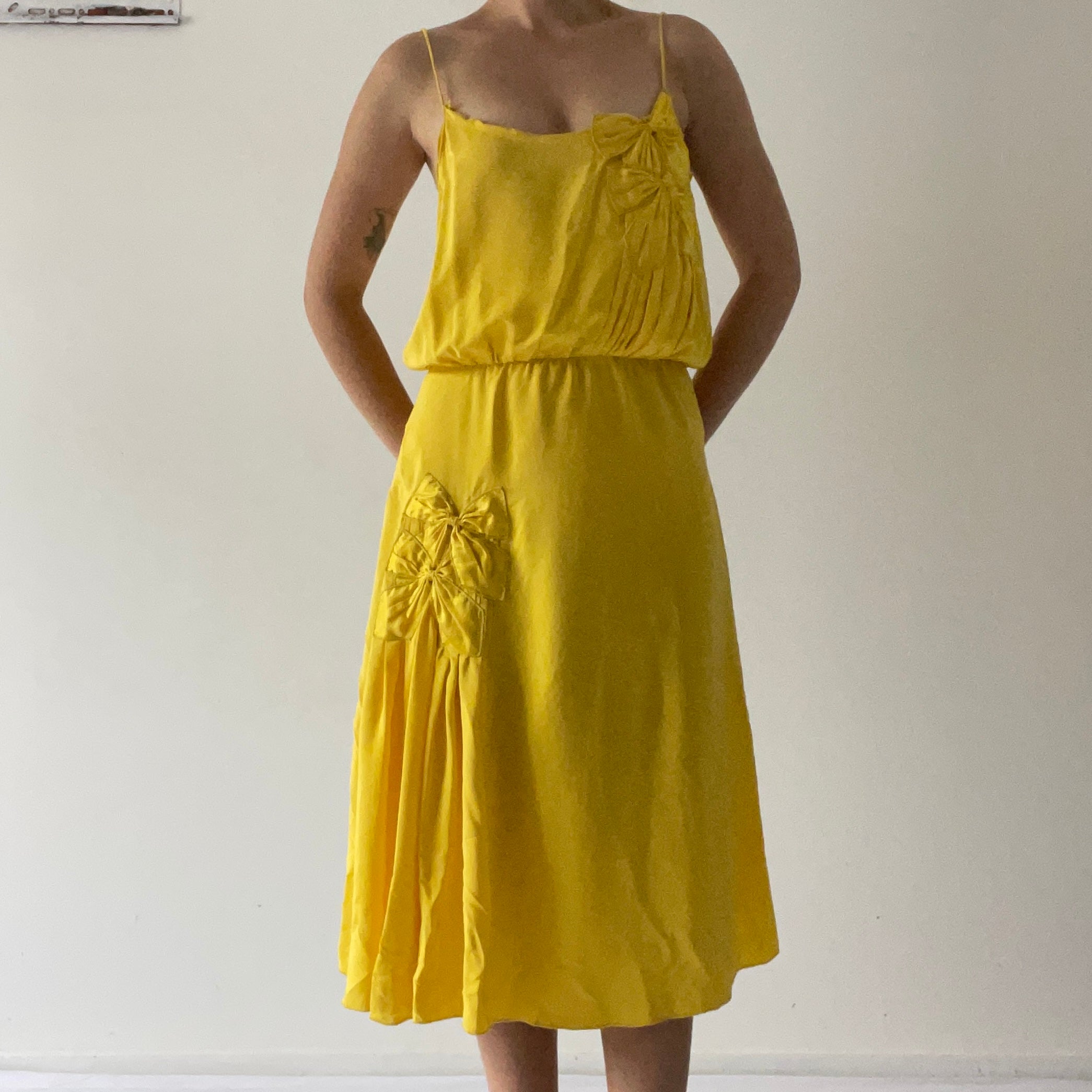 Scanlan & Theodore Silk Midi Dress | Made in Australia | 12