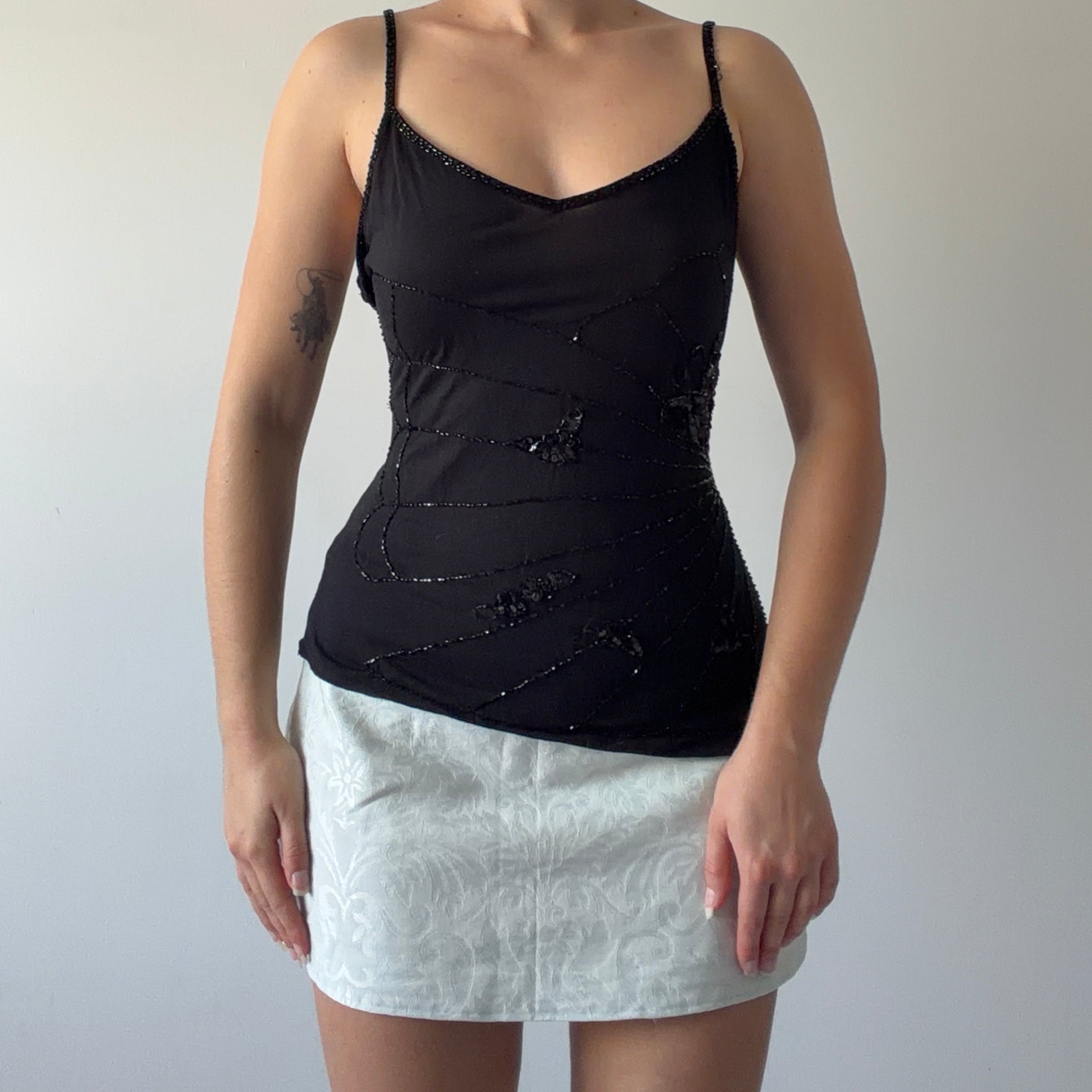 Pimkie Beaded Butterfly Top | 12-14