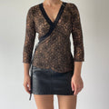 Lace Wrap Top | 8-10