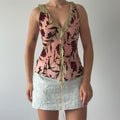 Sarah Jane Velvet Burnout Cami | 8-10