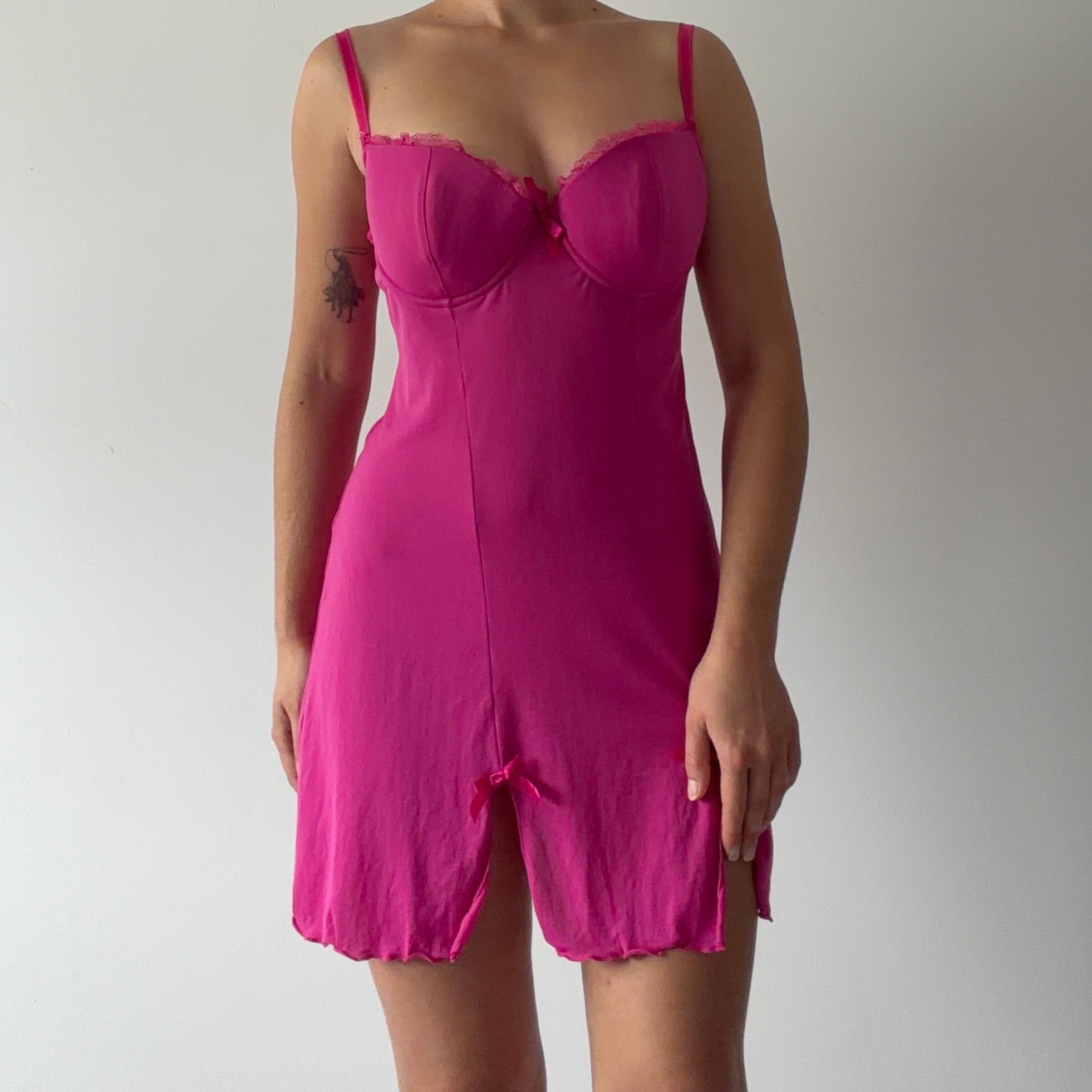 Mesh Lingerie Slip Dress | 36C
