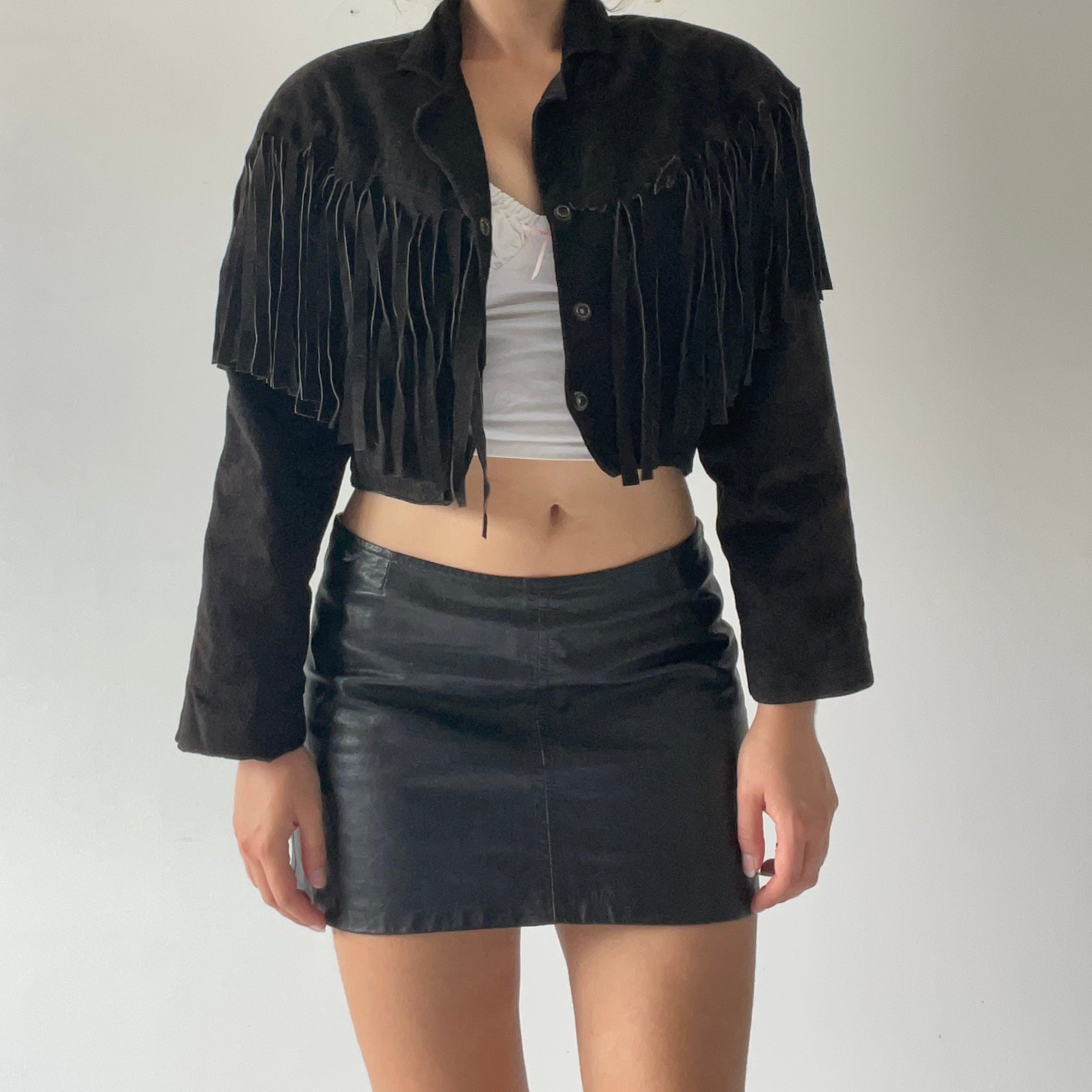Western Suede Tassel Jacket | Made in Australia | 6-10