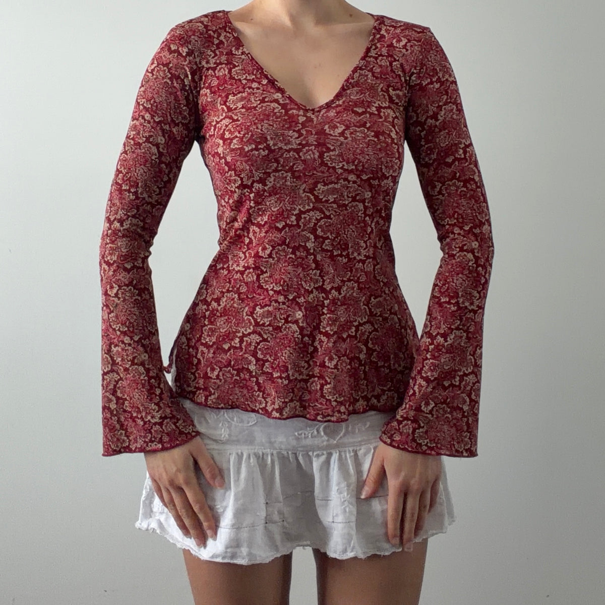 Self Esteem Bell Sleeve Top | XS