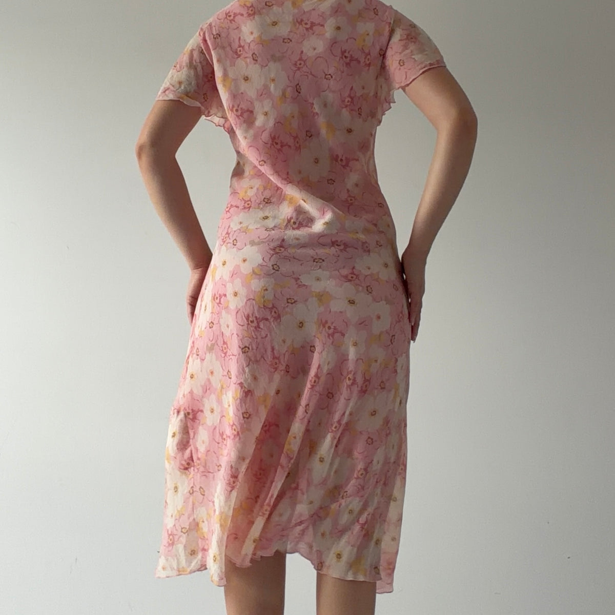 Jaclyn Smith Silk Midi Dress | XL
