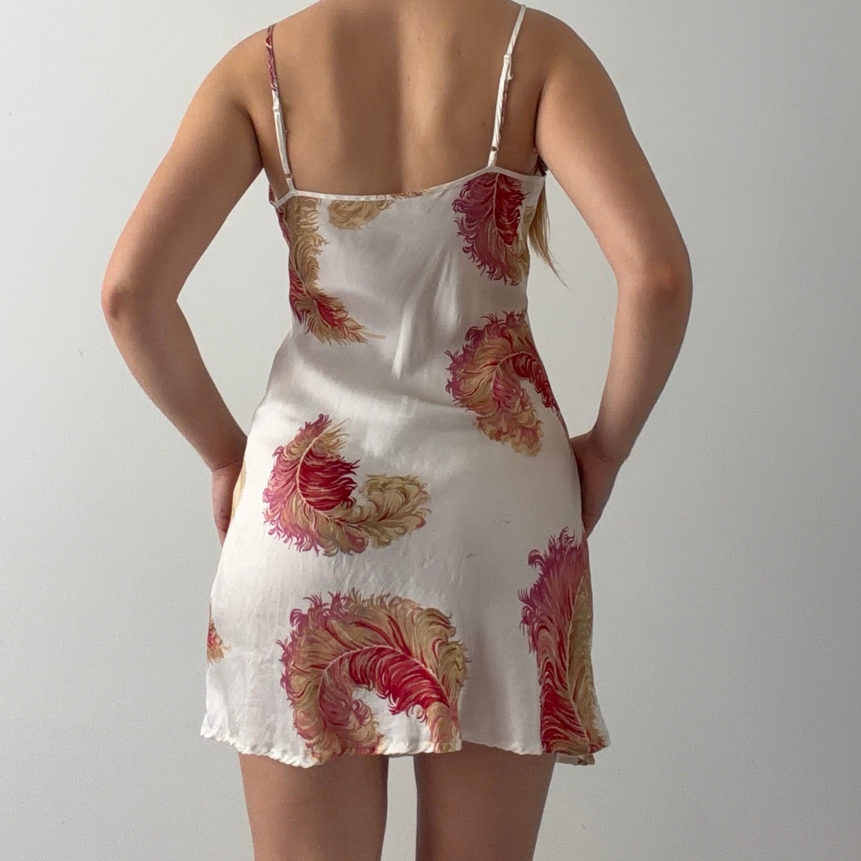 Silk Mini Slip Dress | S