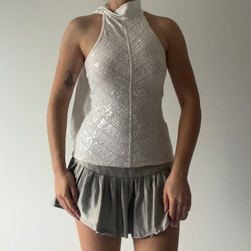 Sequin Halter Top | XXS-XS