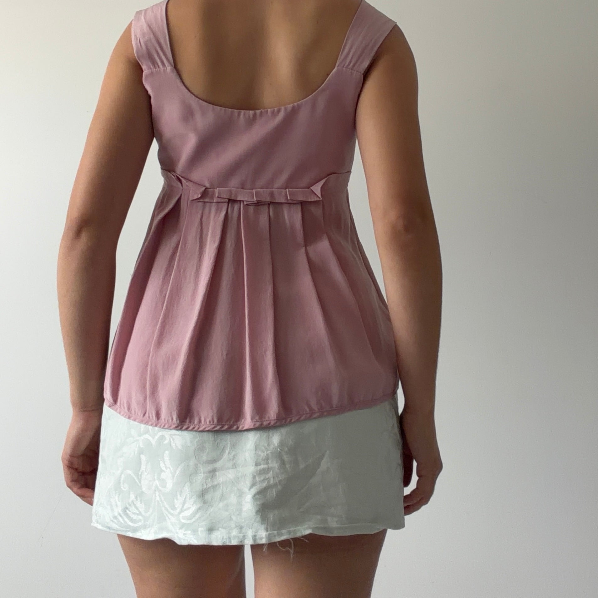 Cue Silk Babydoll Top | Made in Australia | 6-8