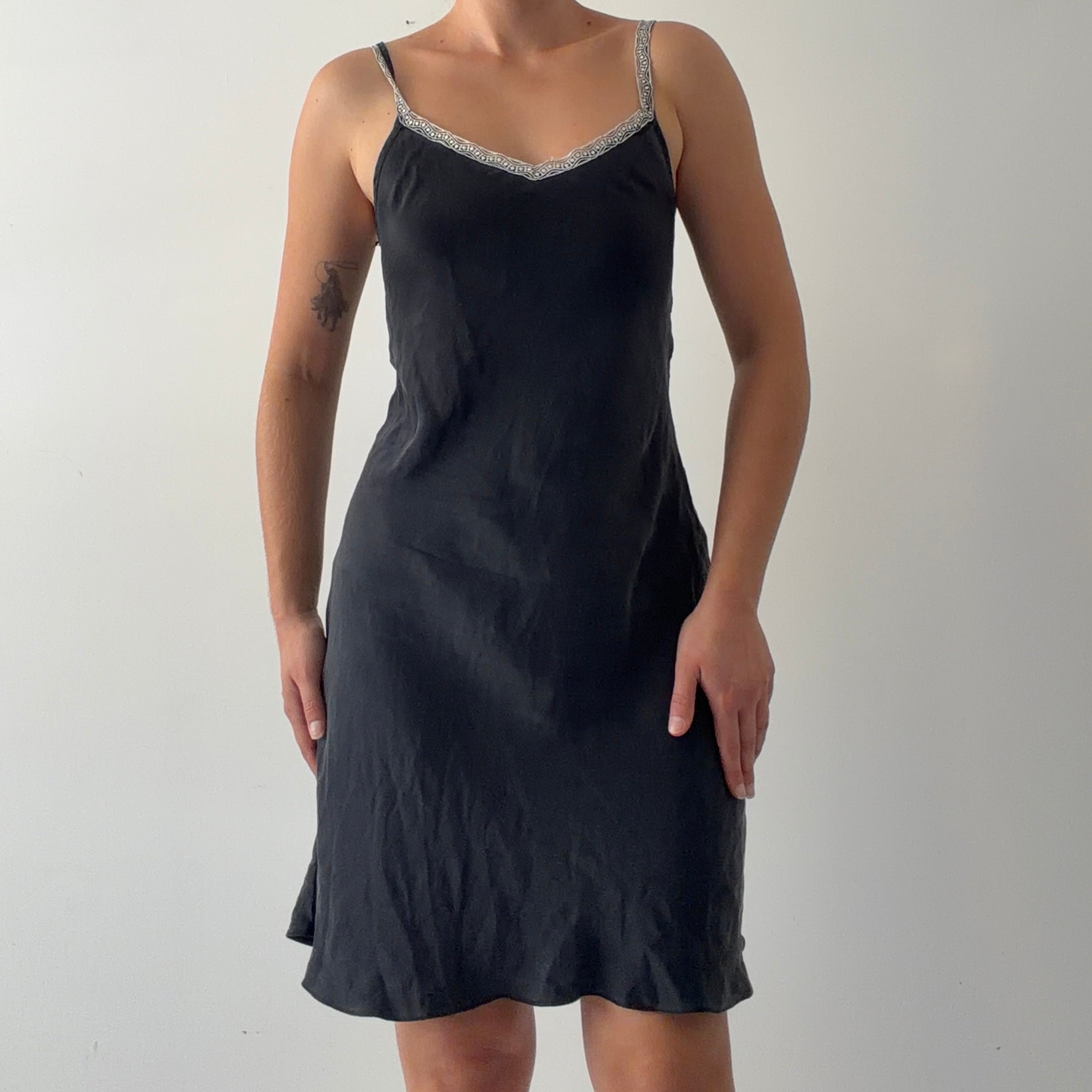 Zenza Silk Slip Dress | Made in NZ | 8-10