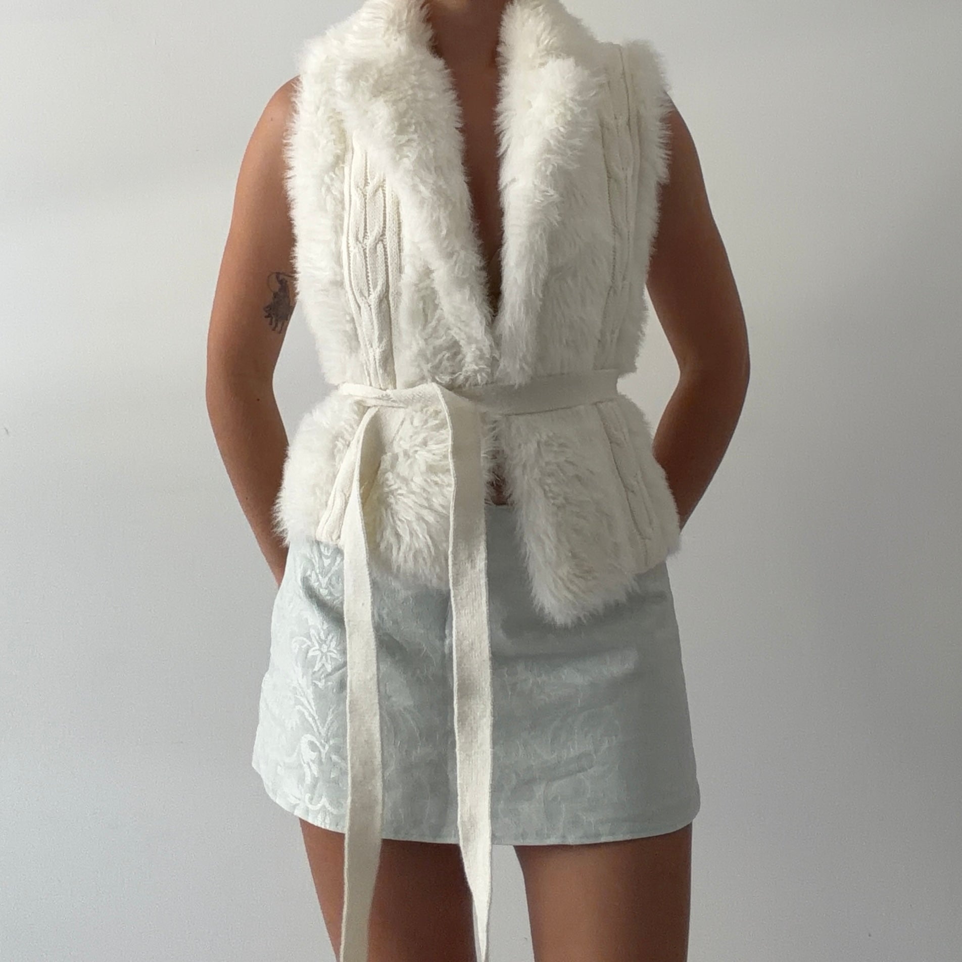 XOXO Faux Fur Knitted Top | 6-8