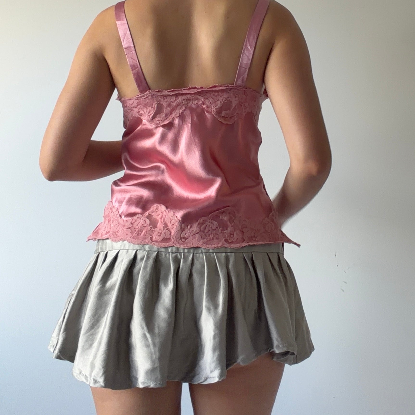 Satin Lace Cami Top | 10-12