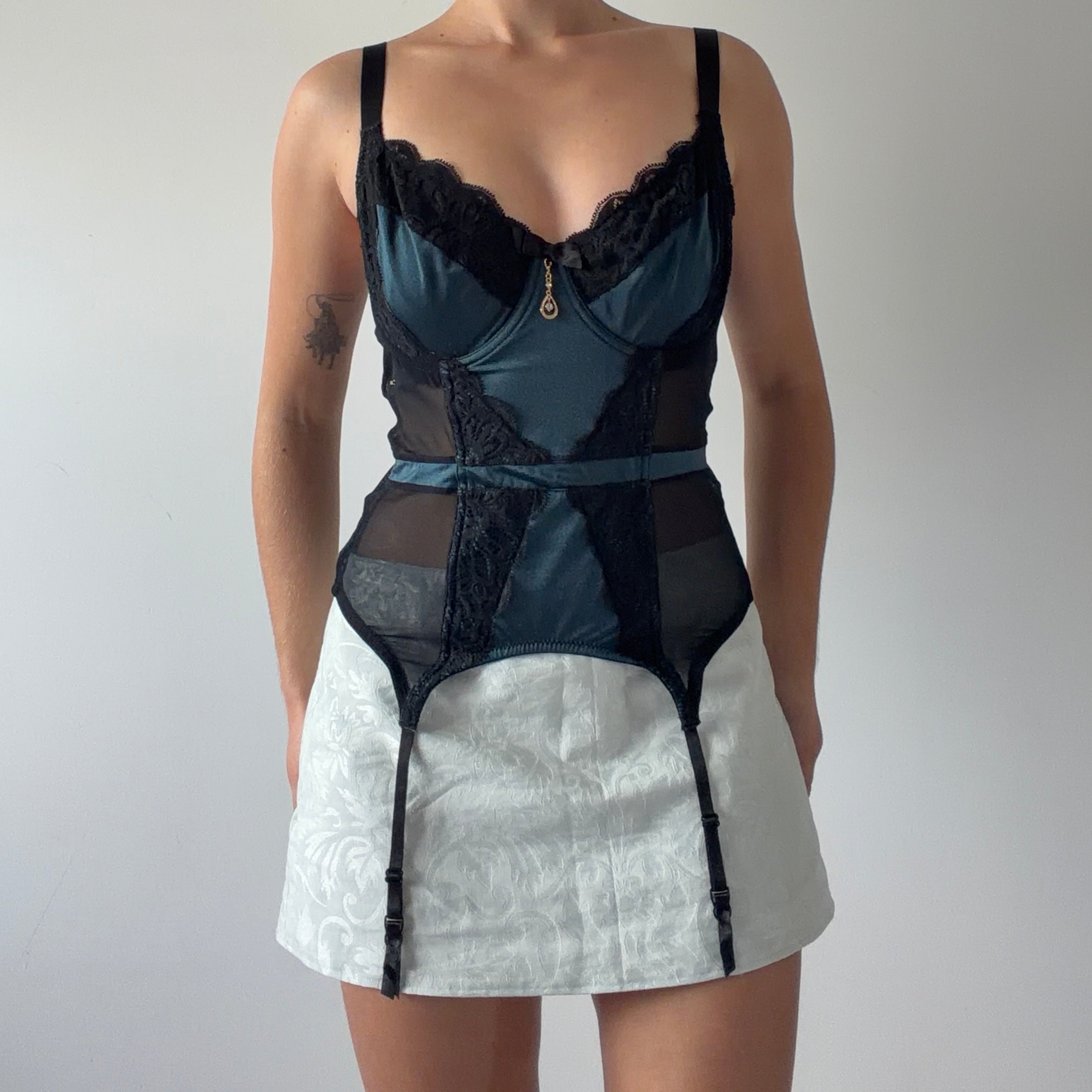 French Satin Corset | 10-12