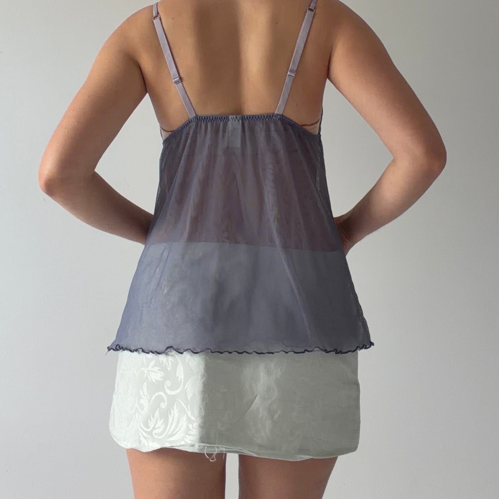 Vera Wang Lace Babydoll Cami | M