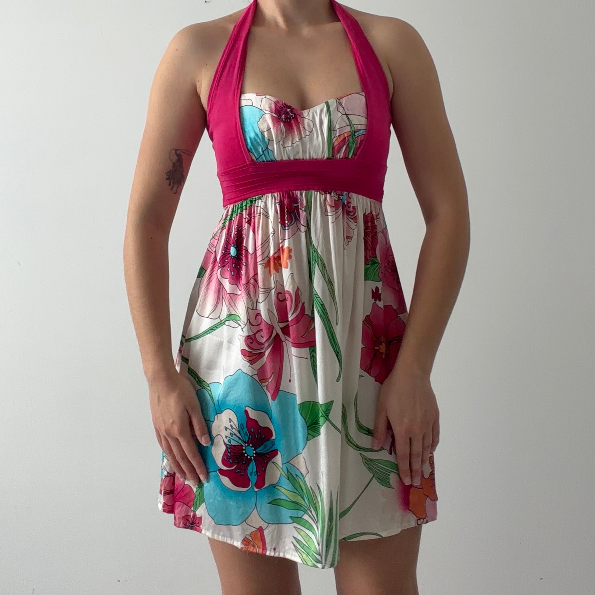 Bebe Silk Mini Dress | XS