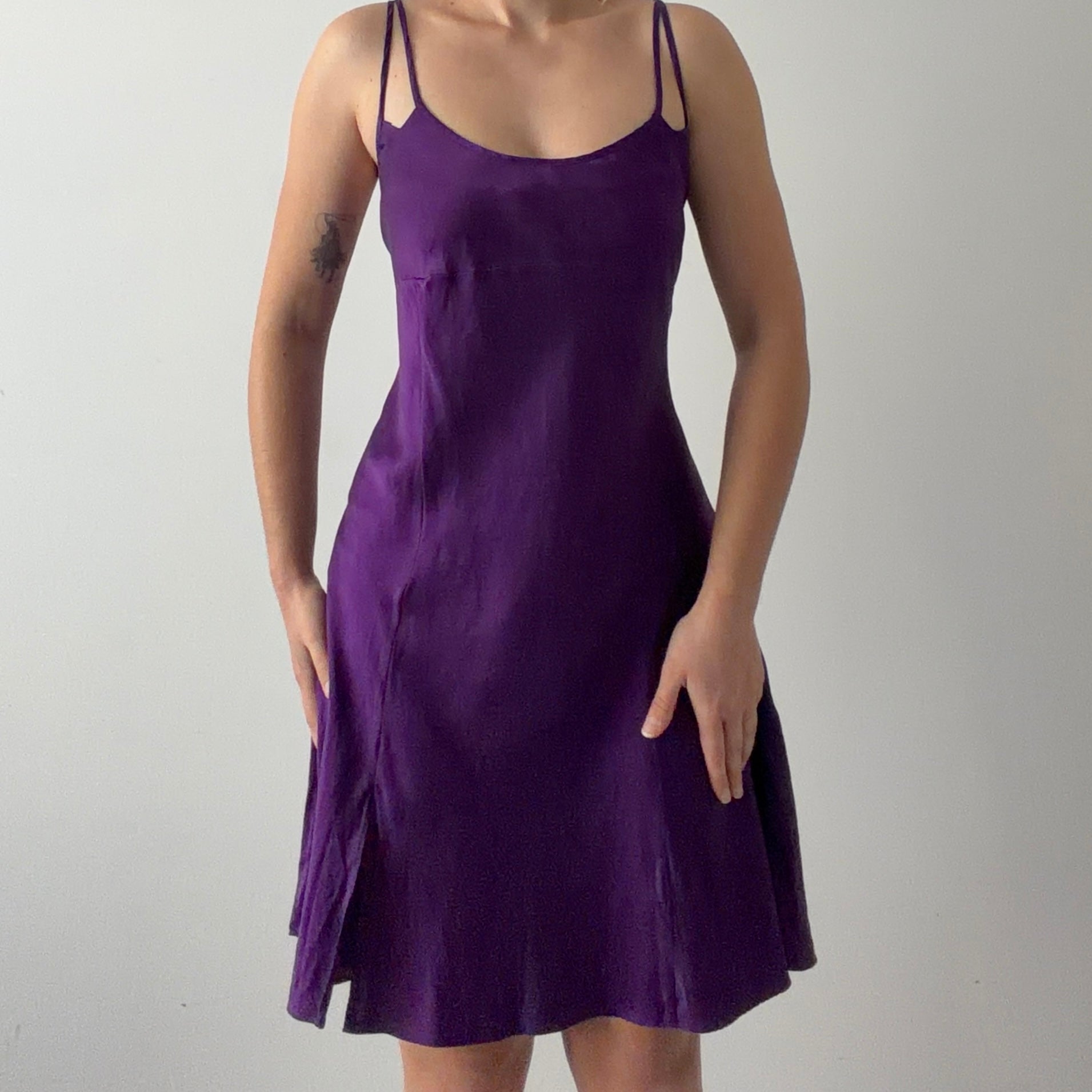 Valarie Stevens Silk Slip Dress | L