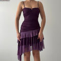 City Triangles Mini Ruffle Dress | XS