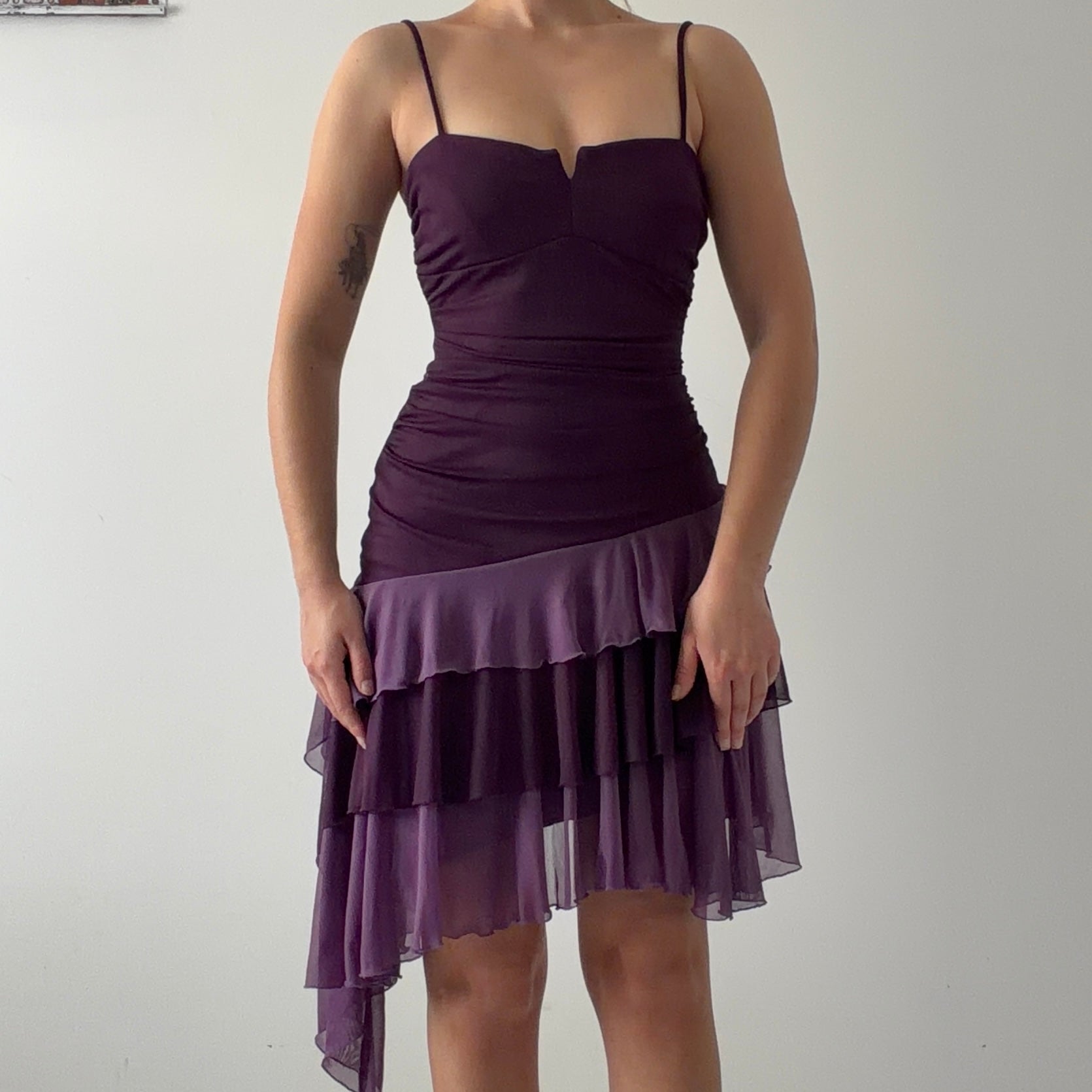 City Triangles Mini Ruffle Dress | XS