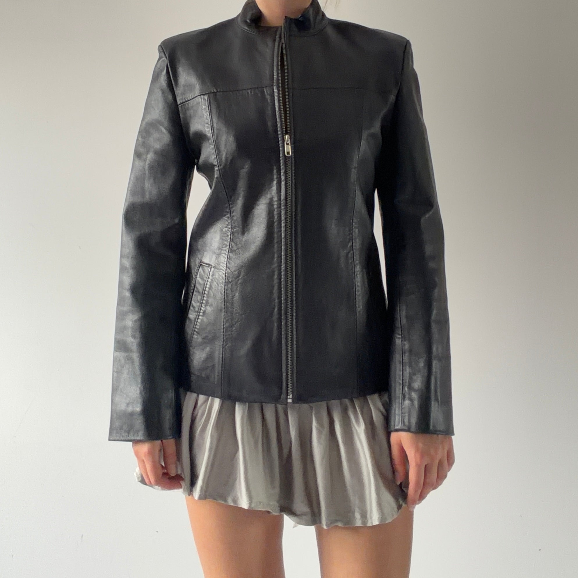 Leather Biker Jacket | Made in Australia | 10-12