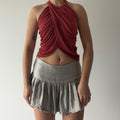 Ruched Halter Top | S