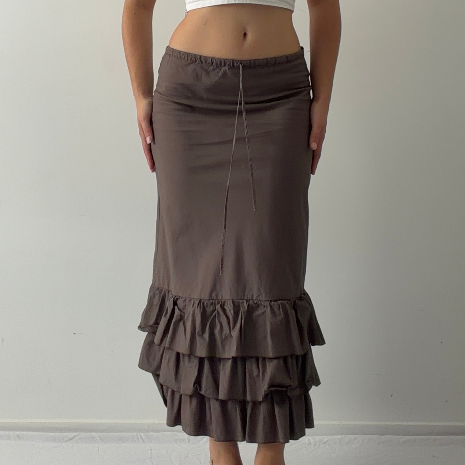 Silva Guanta Ruffle Midi Skirt | 6-8