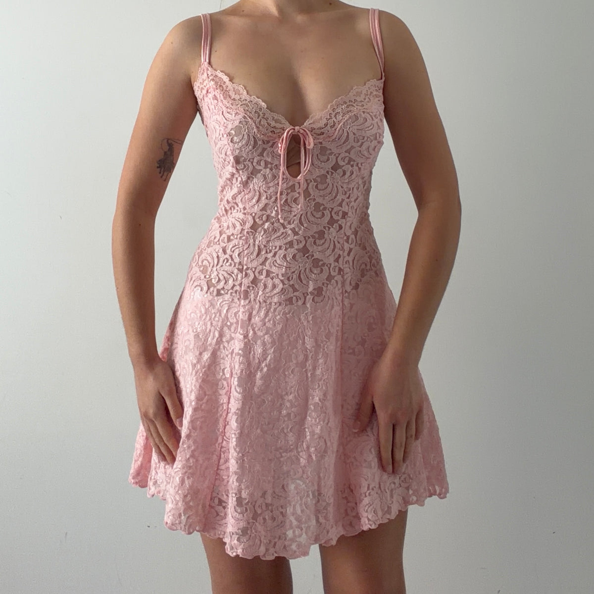 Delicates Lace Slip Dress | L