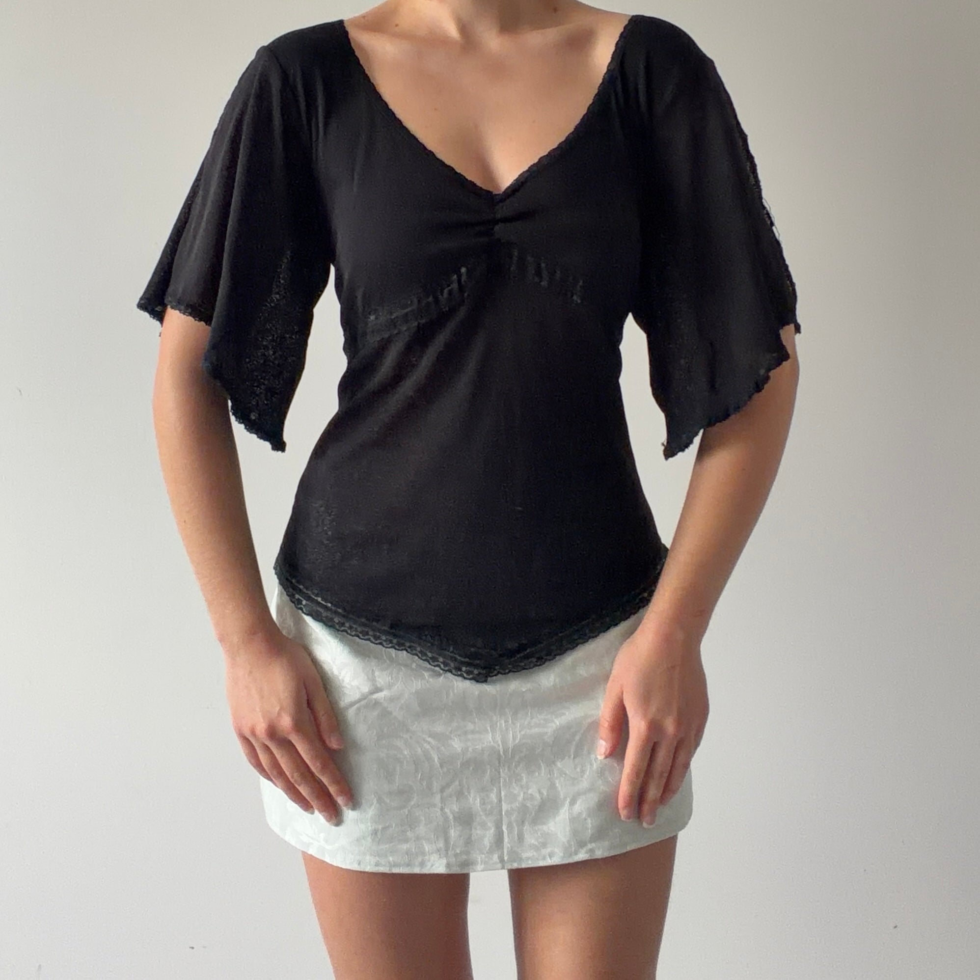 Crossroads Bell Sleeve Top | L