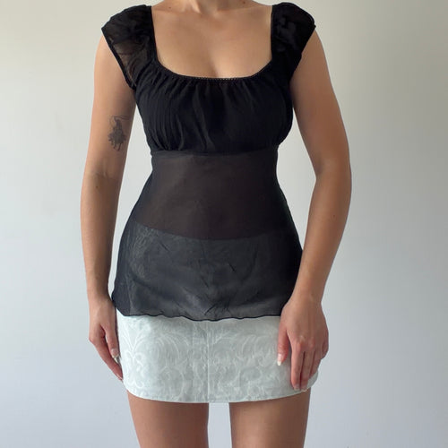 Rave Babydoll Top | 8-10
