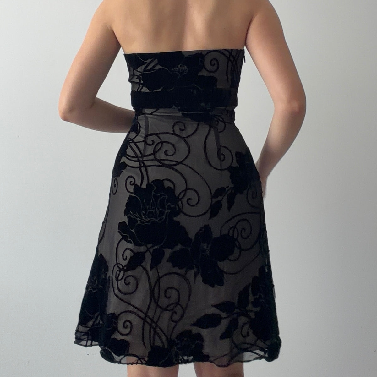 White House | Black Market Silk Halter Dress | S