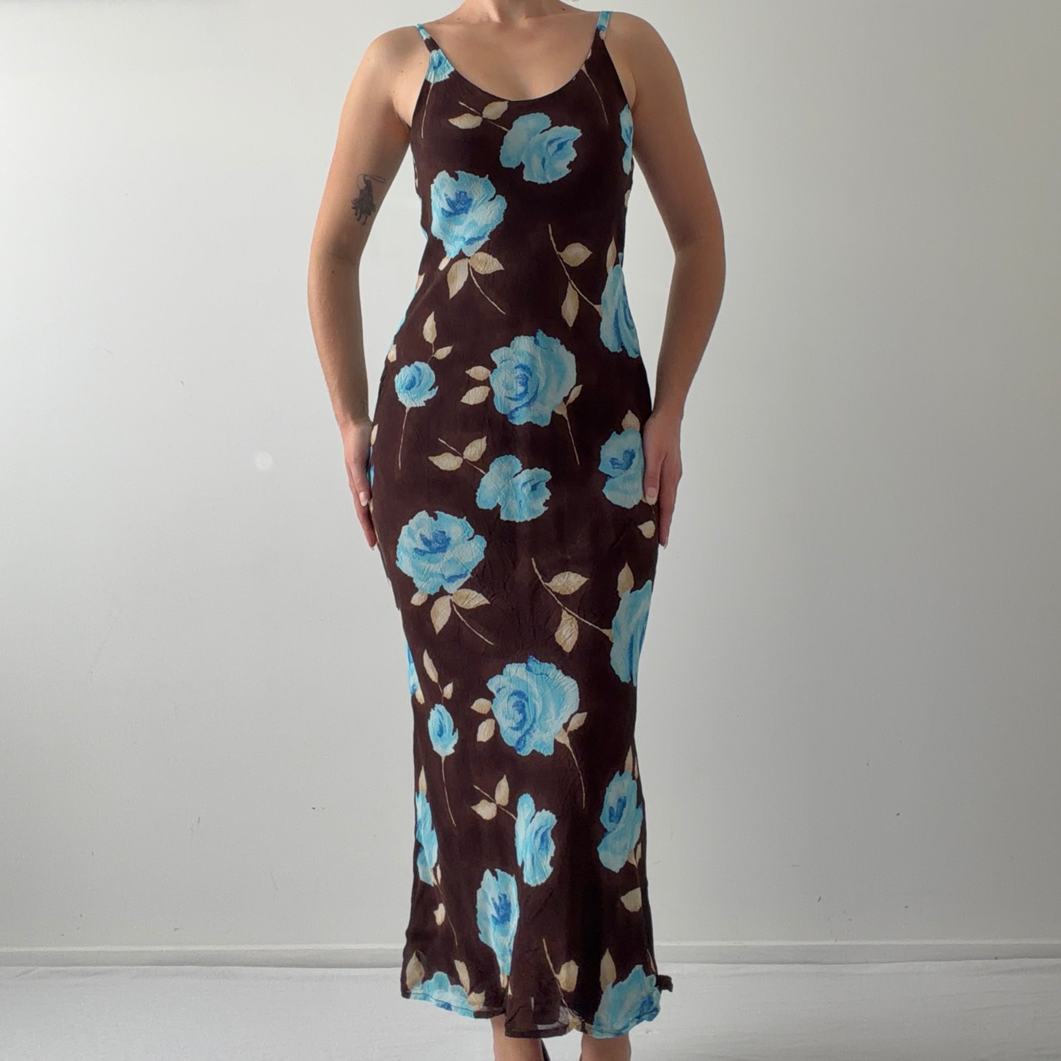 Fred Sun Paris Floral Slip Dress | S