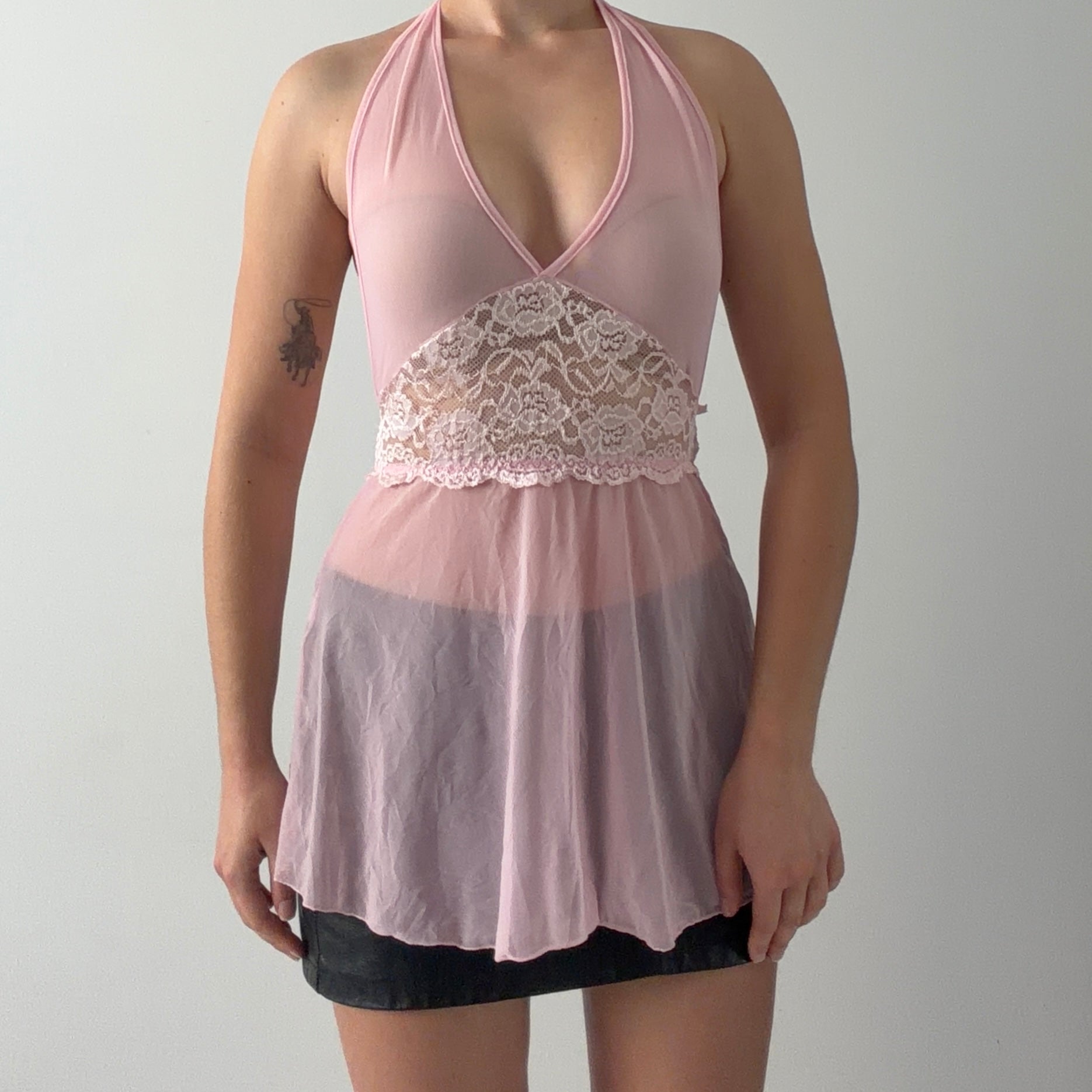 Risque Lace Halter Top | S