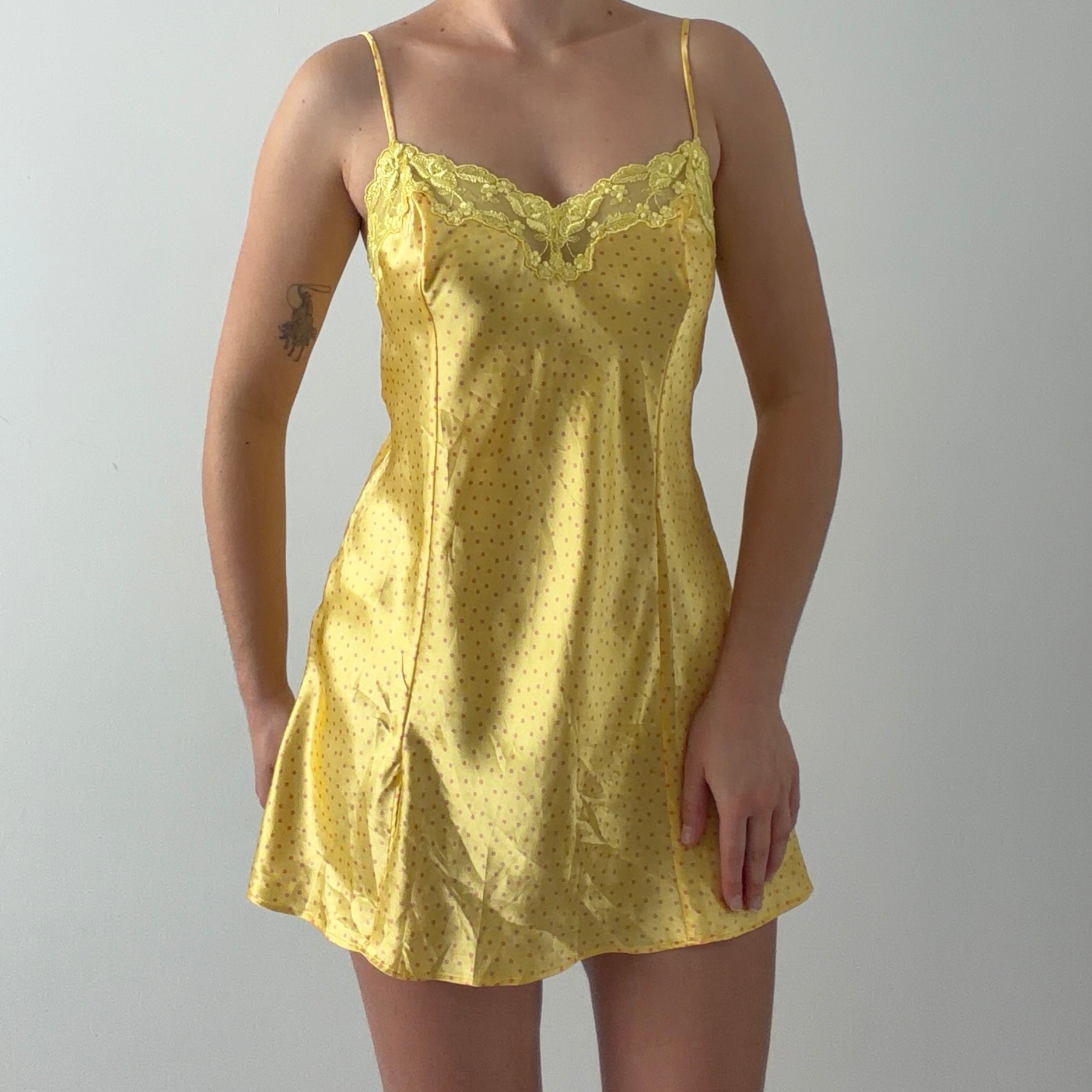 1999 Victoria's Secret Polka Dot Slip Dress | S